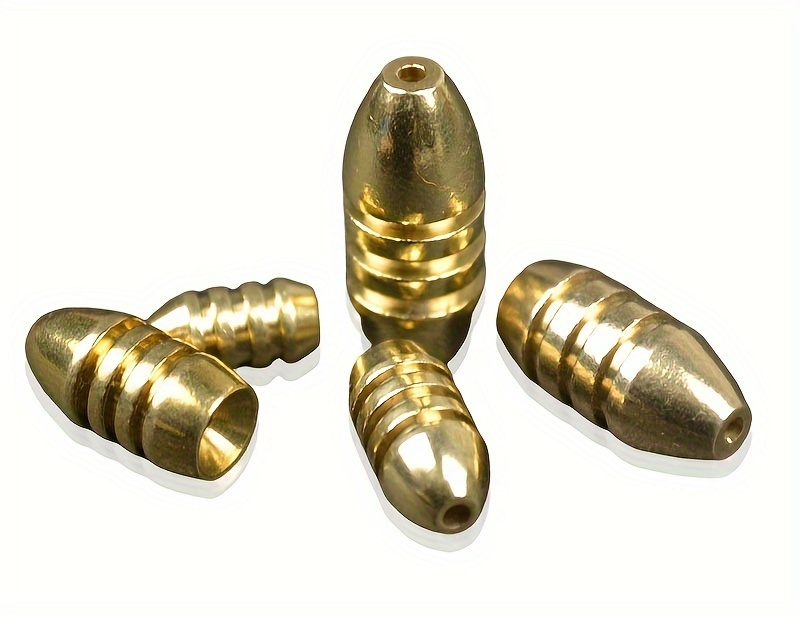 Bullet shaped Copper Sinker Fishing Weights Texas Rig Drop - Temu