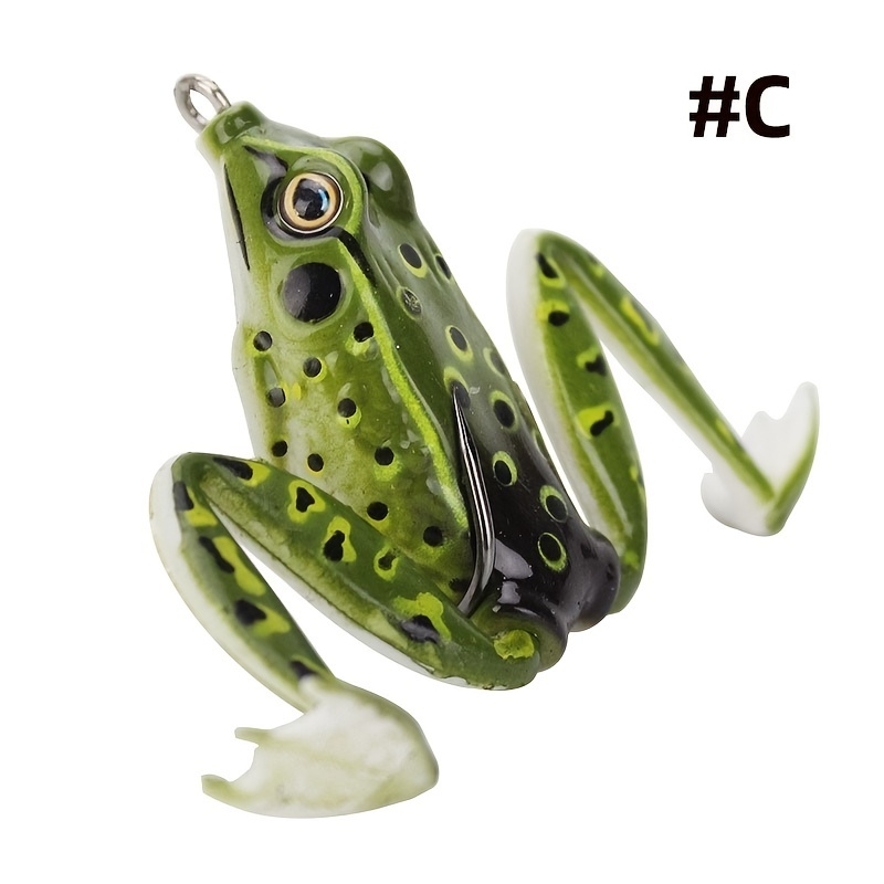 Soft Frog Bionic Bait Realistic Silicone Fishing Lures - Temu United Kingdom