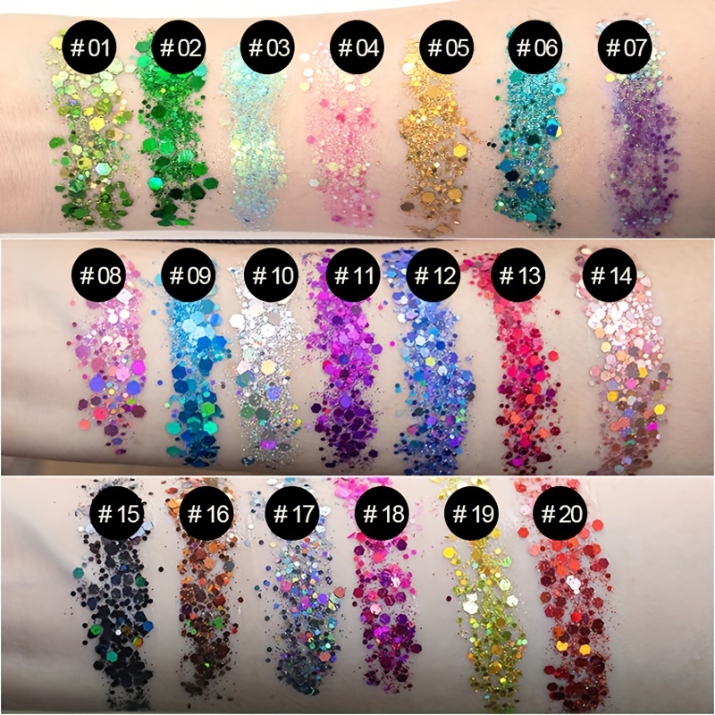 Cosmiare Laser Chunky Mix Glitter for Nails Tumbler Body Art - China  Glitter and Chunky Glitter price