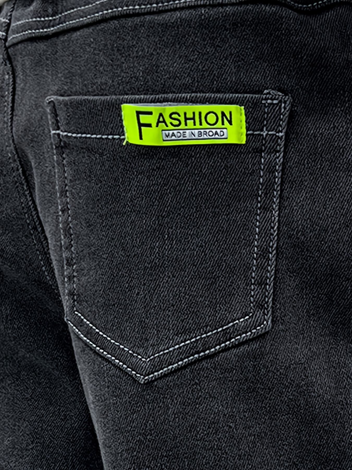 Boys Letter Pattern Denim Pants Kids Clothing Spring Autumn