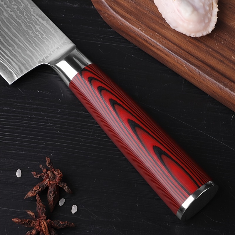 Damascus Steel Chef Knife Cooking Knife Kitchen Western Cutlery Cooking Knife  Butcher Knife Fish Slicing Knife Cooking Knife - Temu