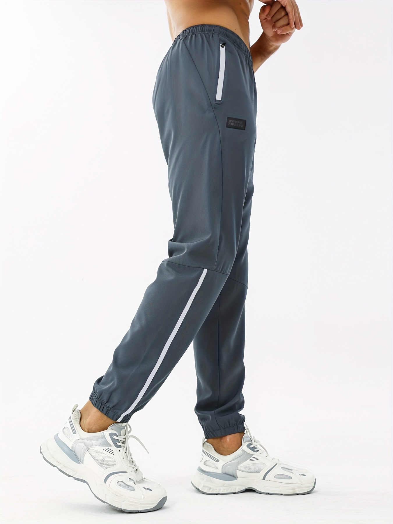 Men's Stylish Joggers Zipper Pocket Perfect Summer Outdoor - Temu