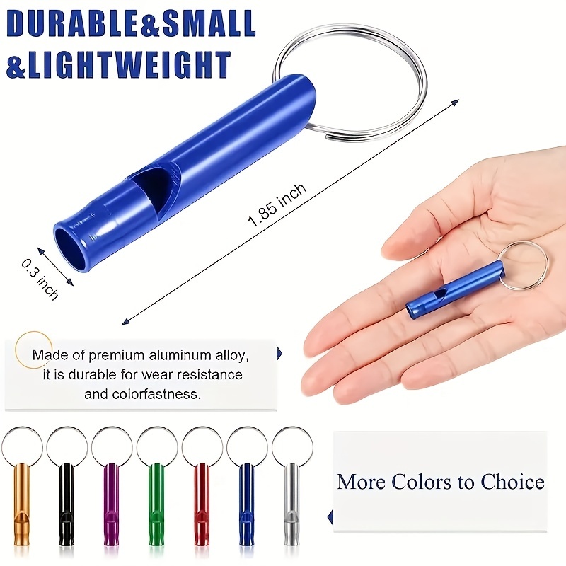 Creative Outdoors High Decibel Whistle Keychain Girl Portable Alloy