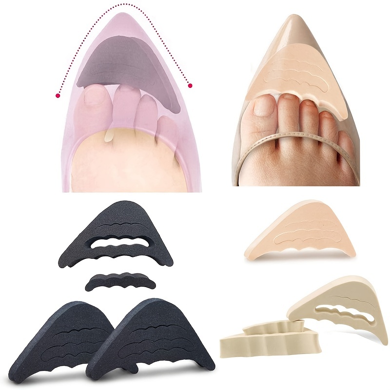 2pcs Toe Plug Soft Sponge Half Insoles for Shoes