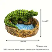 1pc personalized ashtray skull crocodile ashtray household decorative astray ashtrays for home hotel bar office fancy gift for men women christmas gifts halloween gifts details 2