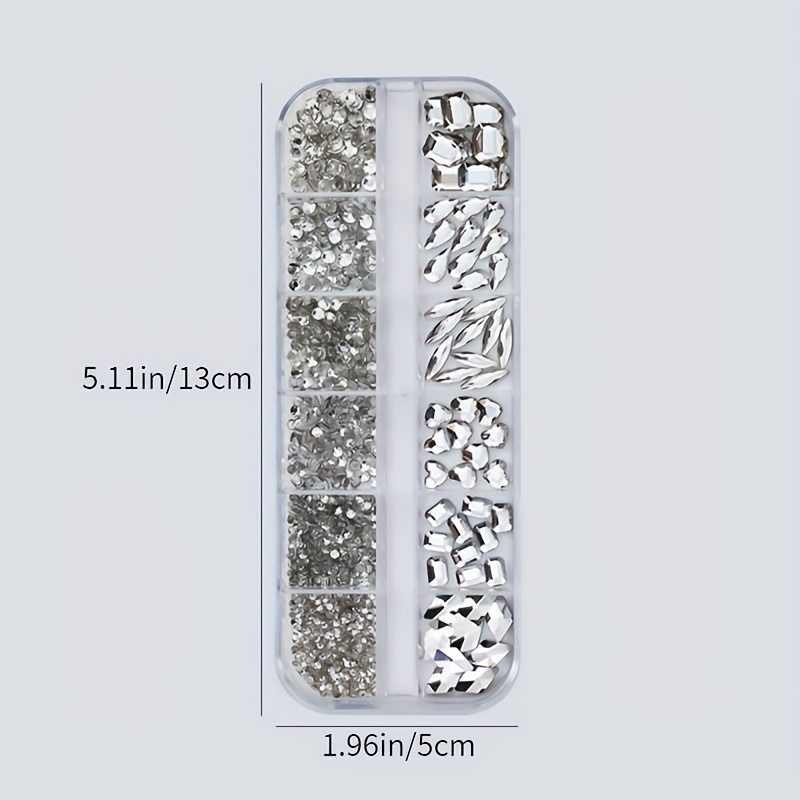 6 rejillas de diamantes de imitación transparentes diamantes - Temu
