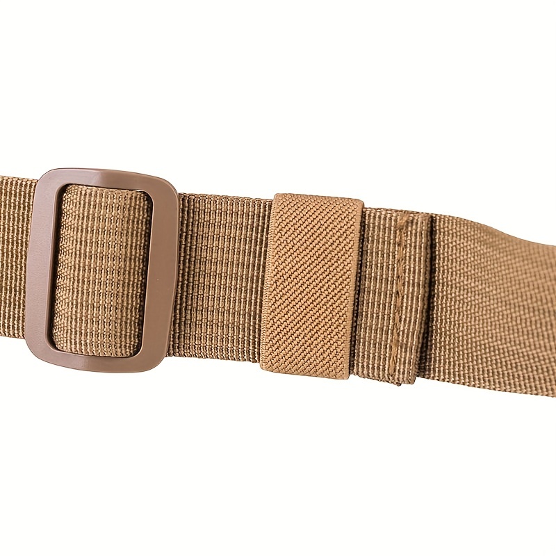 Multicolor Twill Elastic Fixed Trouser Belt for Outdoor Backpack Strap