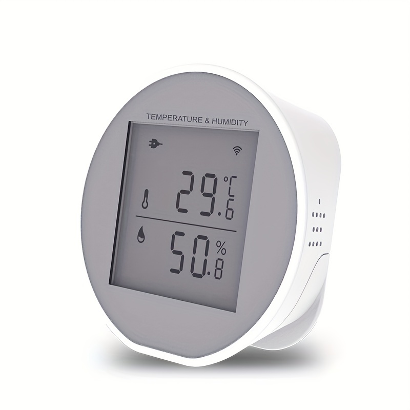 Tuya New WiFi Temperature Humidity Sensor Smart Life Backlight Hygrometer  Thermometer Sensor Support Alexa Google Home Assistant
