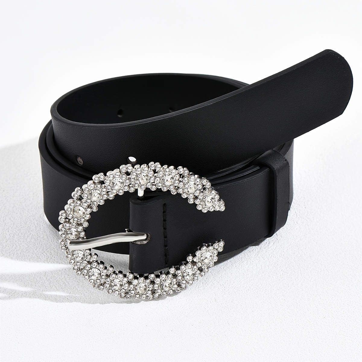 Rhinestone Belts For Women - Temu