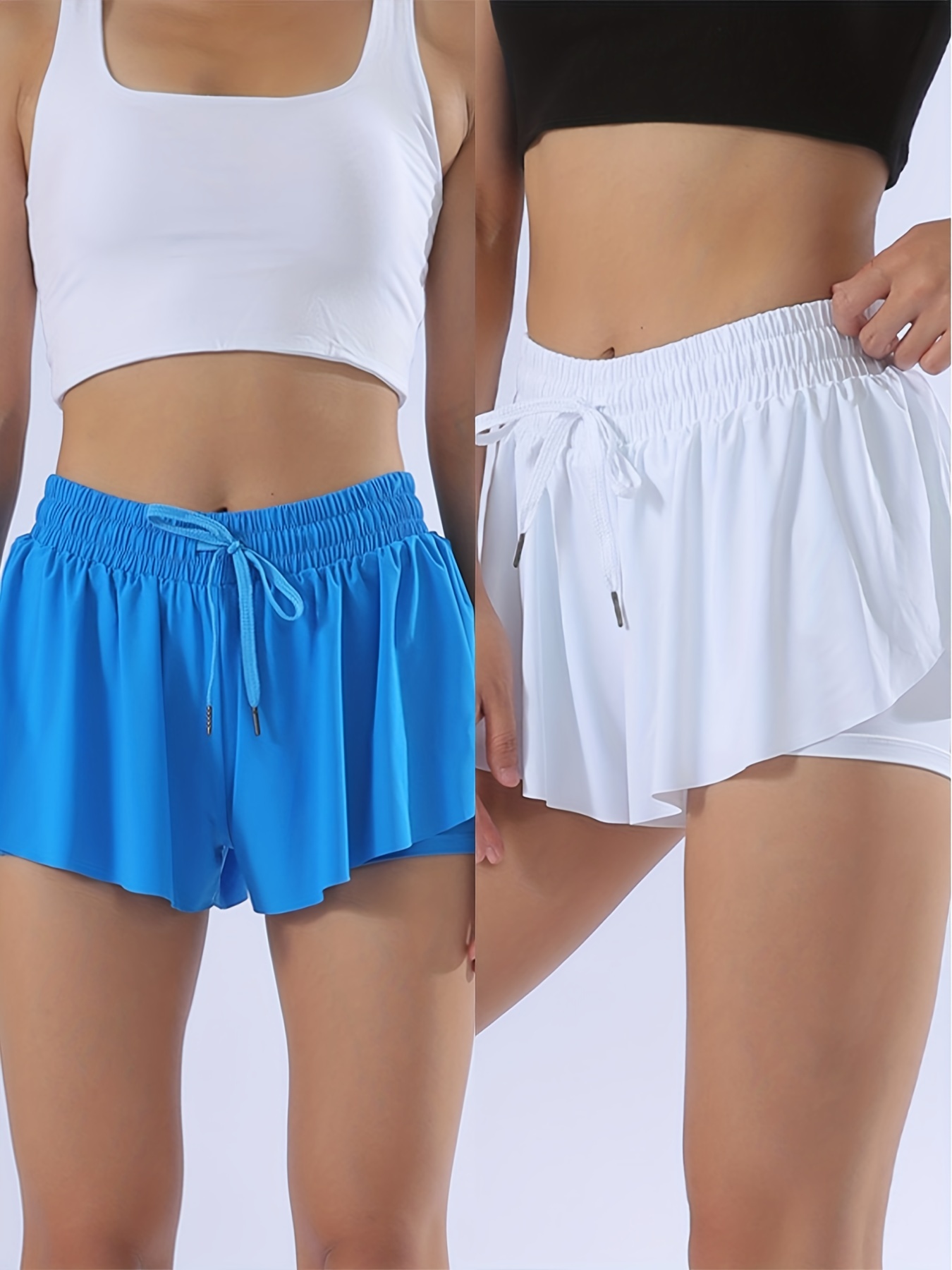 Women's 2 in 1 Quick drying Sports Skirt Pocket Perfect - Temu Canada