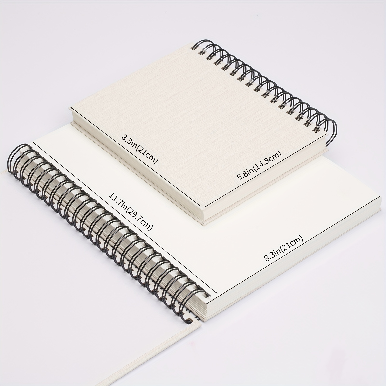 Giftexpress Pack of 12 Letter Size Sketch Book Bound Spiral Premium Sketch Pads Set, Pencil Sketch Book 30 Sheets Each, 8.5 inch x 11 inch Side Wire