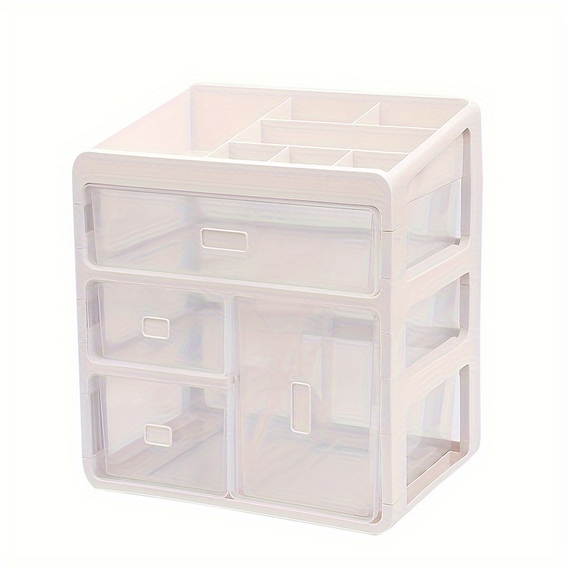 Storage Cosmetic Organizer Clear Drawer Storage Box - Temu