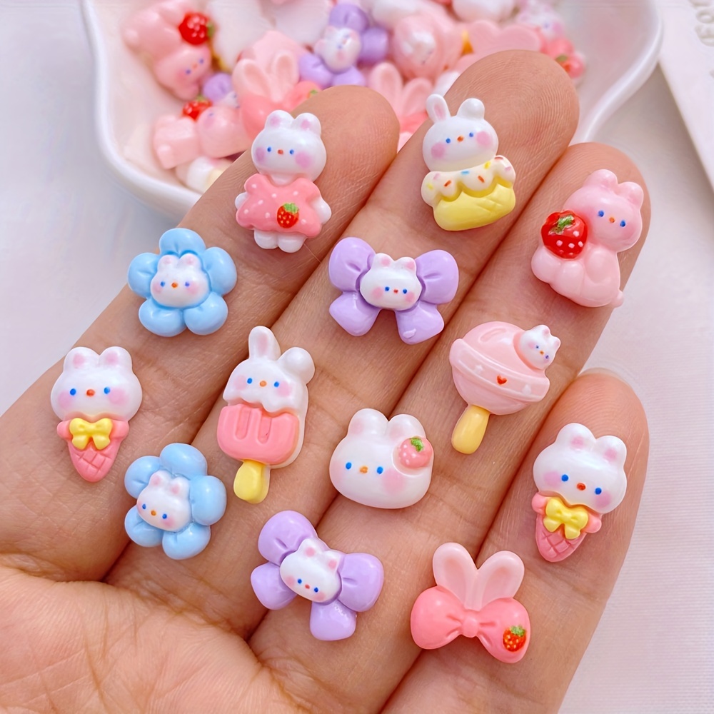 Summer Polymer Clay Slices Nail Art Decoration Easter Eggs Carrot Bunny  Soft Clay Slices Nail Charms Gel Polish Nail Accessories - AliExpress