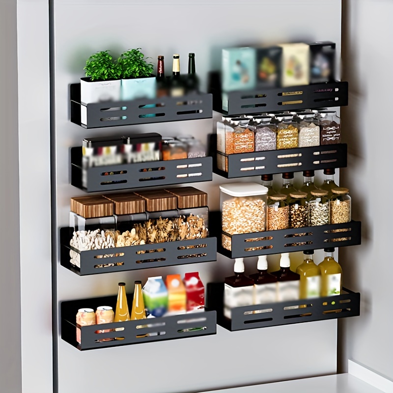 Magnetic Spice Rack For Refrigerator Magnetic Spice Rack - Temu