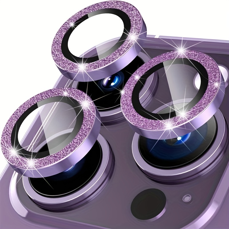 Glitter Camera Lens Protector Iphone 14 Pro/ 14 Pro Max 13 - Temu