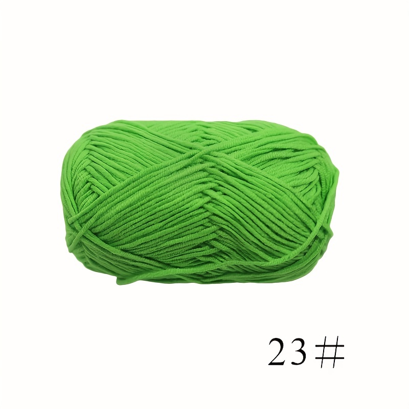 Milk Cotton Yarn Crochet Knitting Wool Yarn Chunky Hand-Woven Soft DIY Craft Yarn, Size: 150, Pink