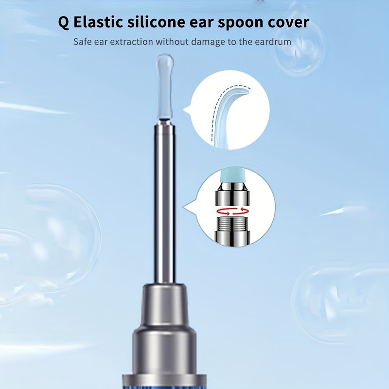 Ear Cleaner With Camera,ear Cleaner Earwax Removal Kit,otoscope With Light,ear  Cleaner With Silicone Ear Spoon Cover,ear Wax Removal Kit With 6-ear Pick, ear Camera For Iphone, Ipad, Android Phones - Temu United Arab