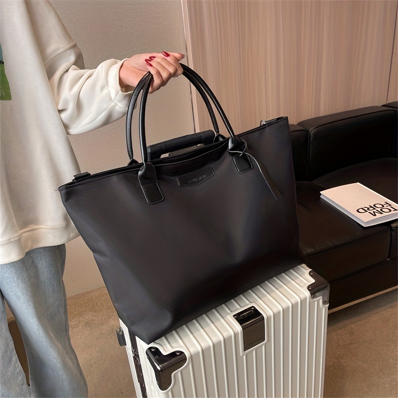 Large Capacity Storage Bag Portable Tote Bag With - Temu