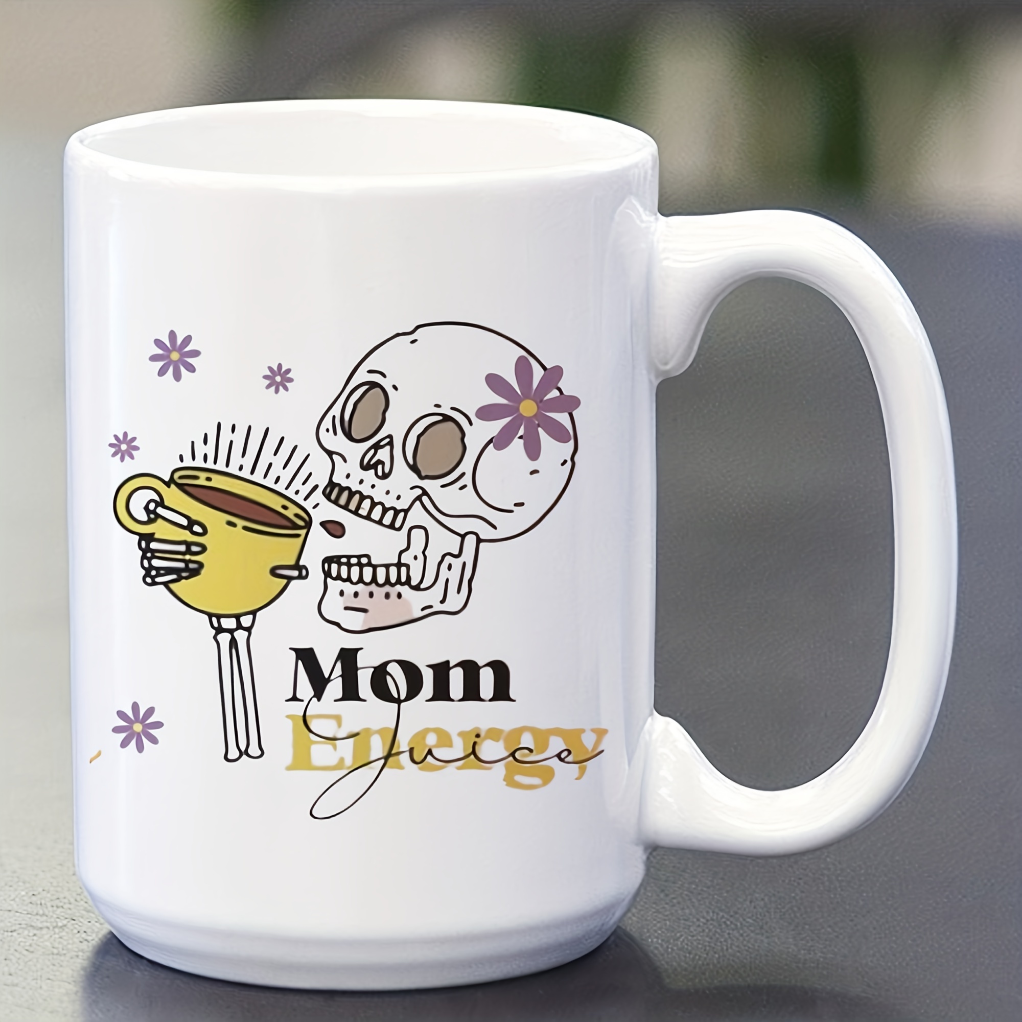 Goth Mom Mug Like A Regular Mom but Spookier Coffee Mug 