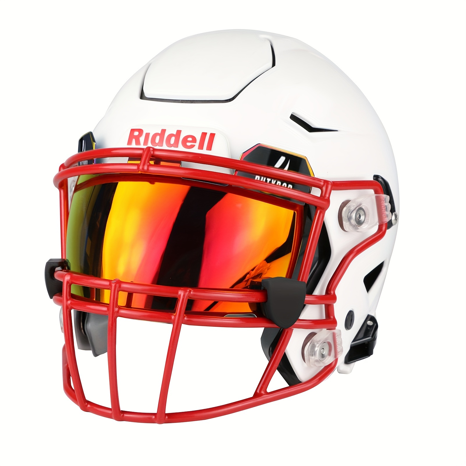 New Clearance Sale Cheap Football Visors with Clip Rugby Rainbow American  Football Helmet Visor