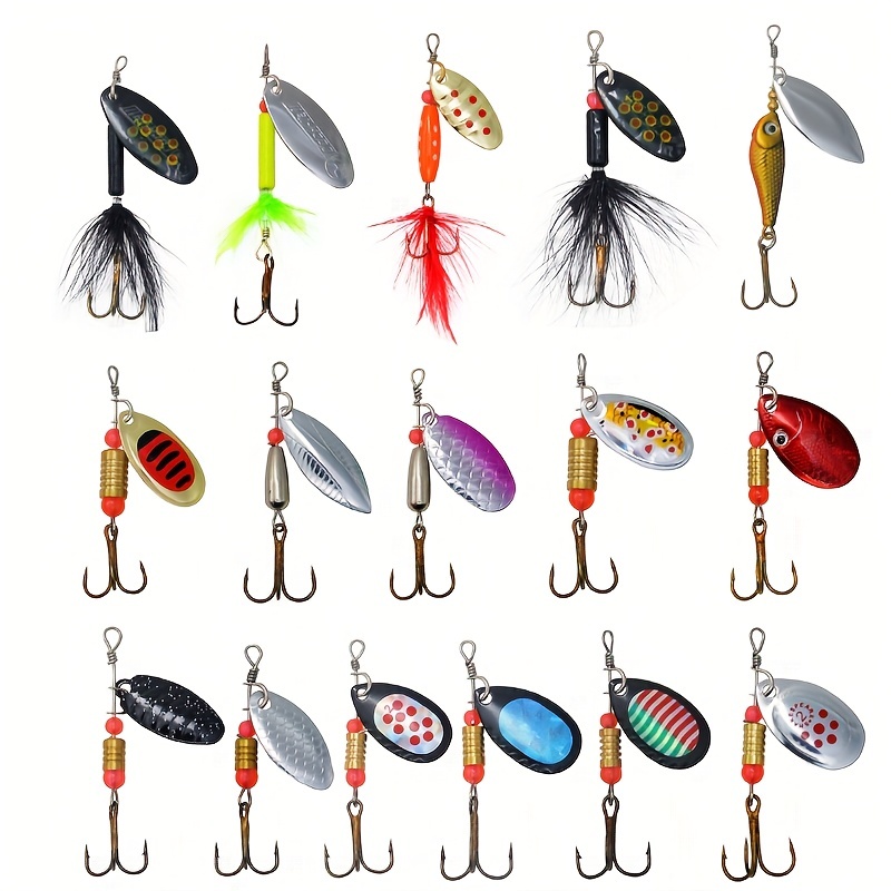 140pcs Fishing Lures Spoons DIY Spinner Baits Treble Hooks Bass Trout  Walleye Lure Spinner Blade Bait Kit Fishing Lure Making Fishing  Accessories, Spinners & Spinnerbaits -  Canada