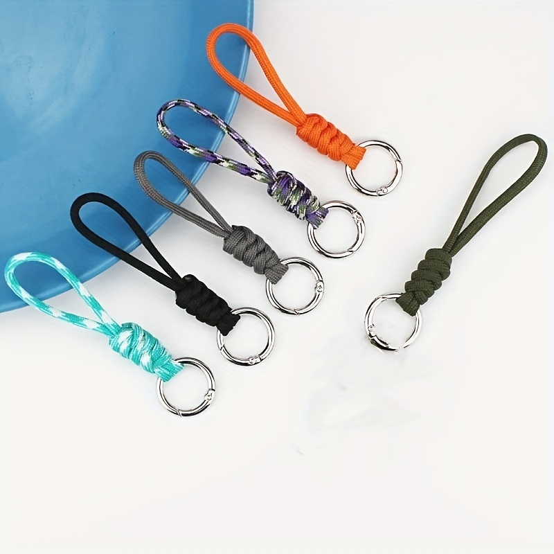 Outdoor Survival Steel Ball Key Chain - Braided Rope Keychain Parachute Cord  Self-defense Umbrella For Maximum Protection - Temu Germany