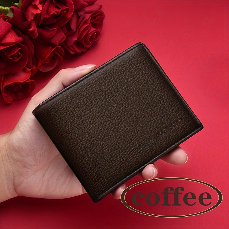 Men's Genuine Leather Card Holder, First Layer Cowhide Multi-card Credit  Bank Card Holder - Temu