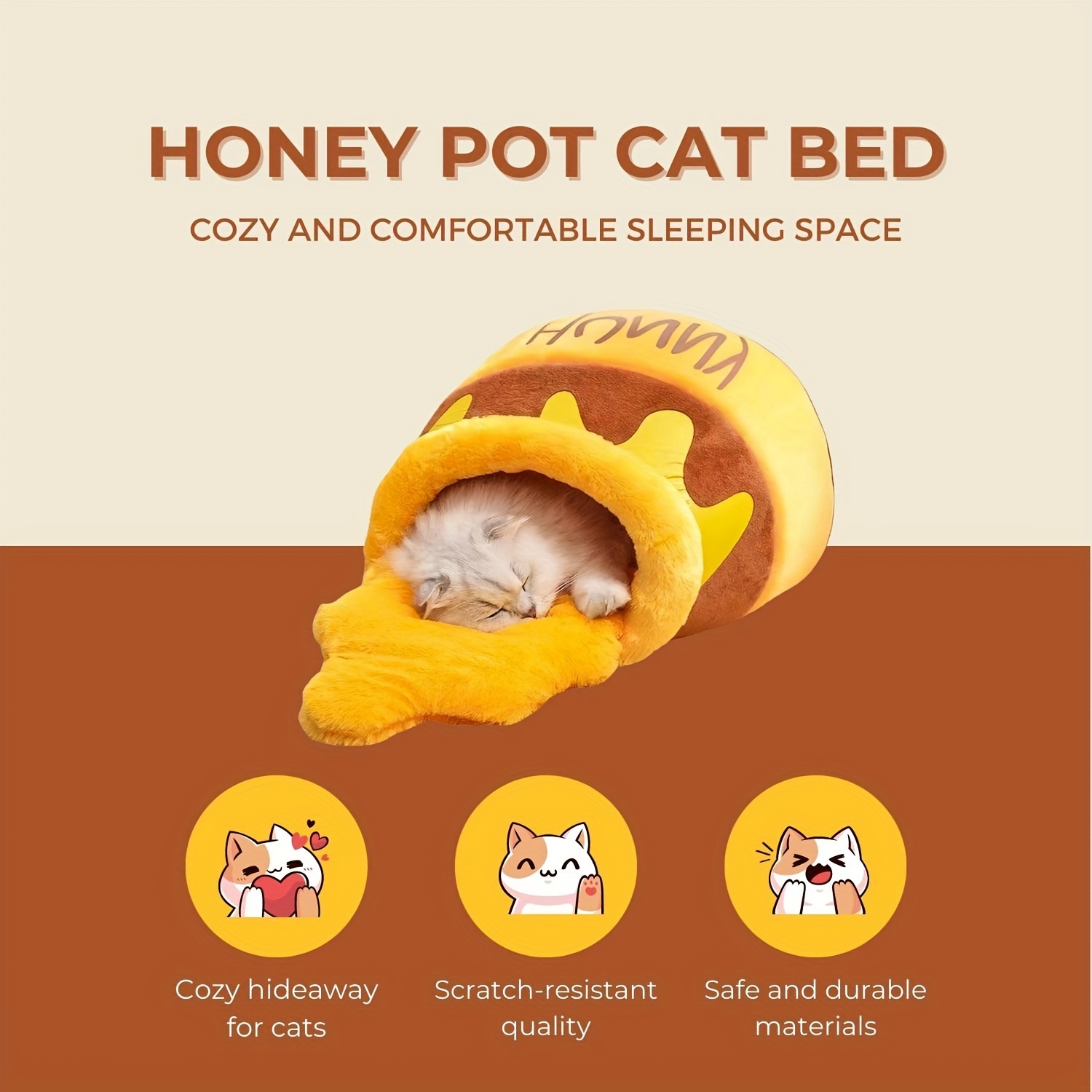   shaped cat nest warm   cat house with removable soft cushion pad comfortable cat kennel nest 4