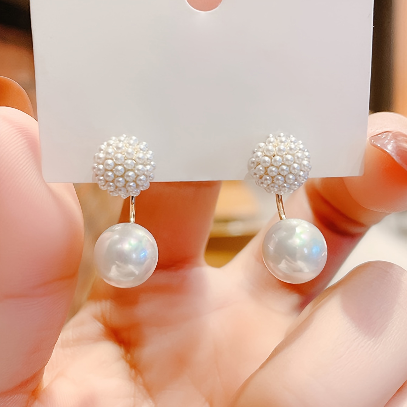 unique zinc alloy stud earrings elegant simple style suitable for women party dating ear ornaments 2
