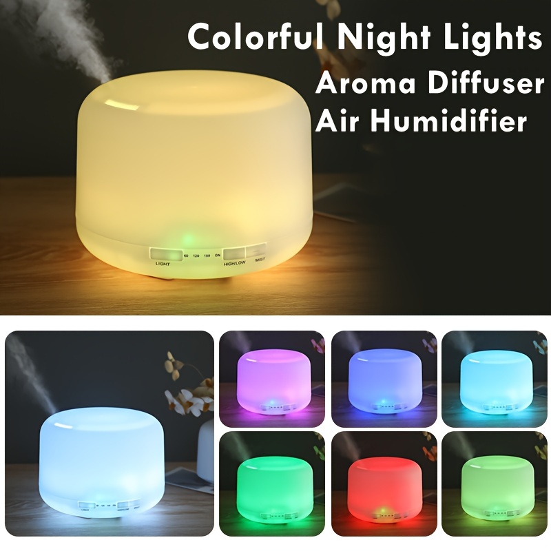 Crystal Clear Air Humidifier Home Usb Night Light Air - Temu