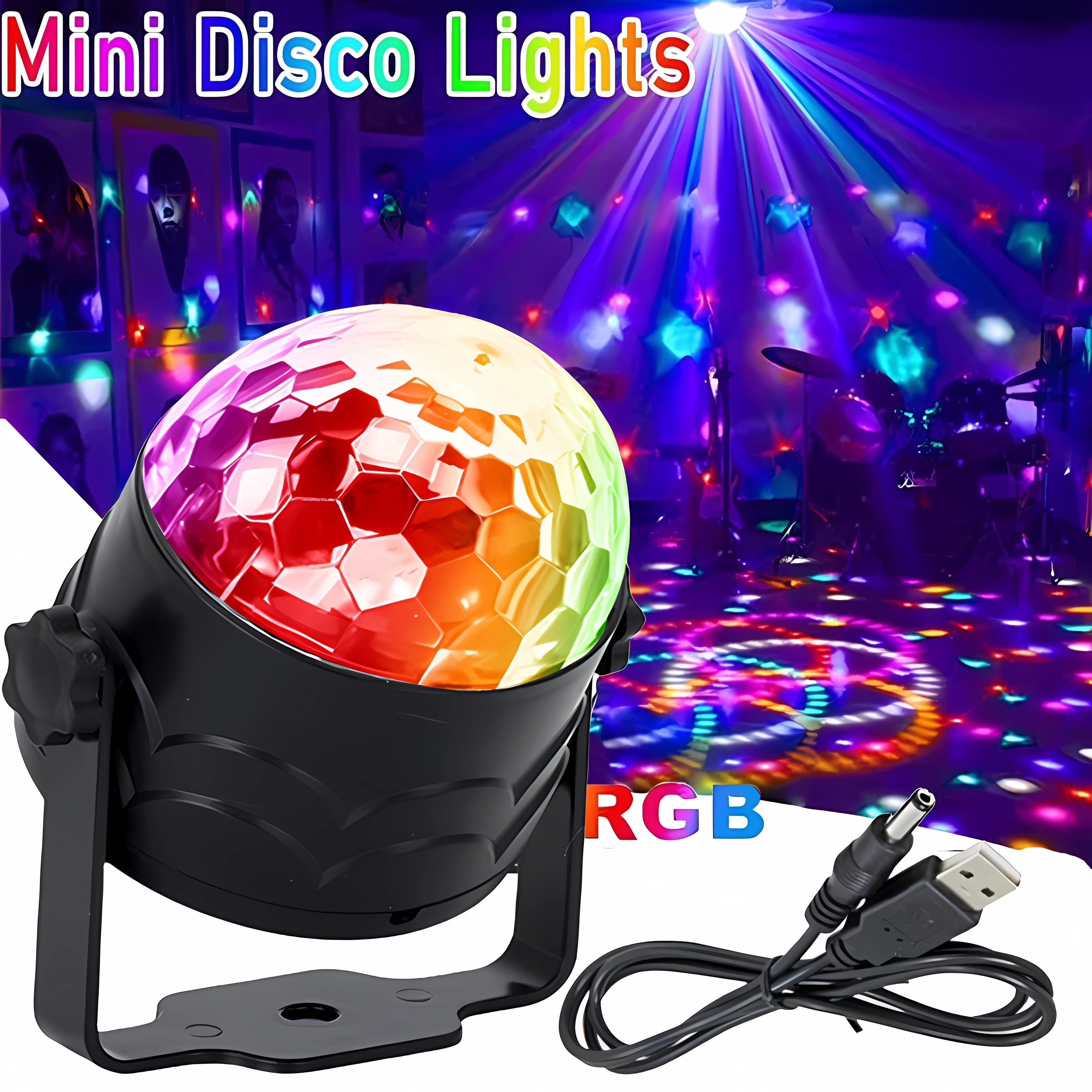 Lampe Party Disco Lumières Mini Lumière De Scène Stroboscope DJ