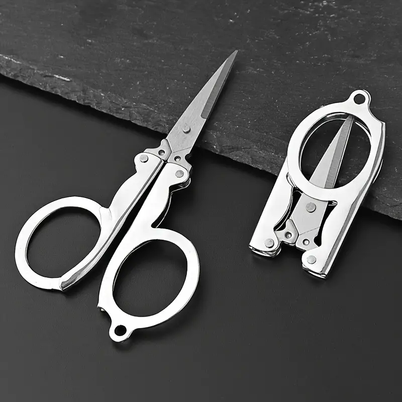 Foldable Scissors Portable Functional Scissors Foldable - Temu