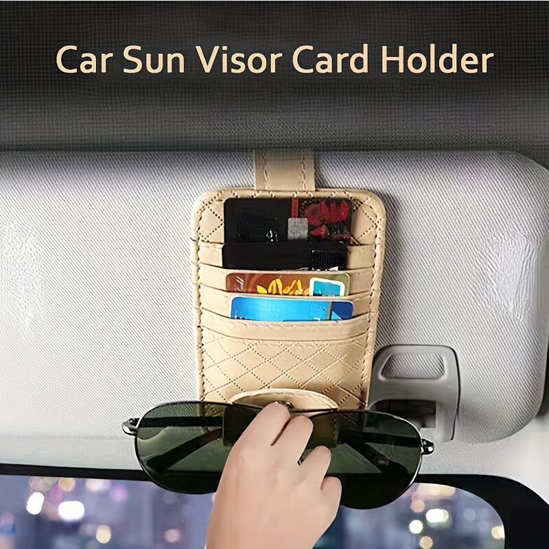 Auto sonnenblende Kartenhalter Brillenhalter Ticket stop - Temu
