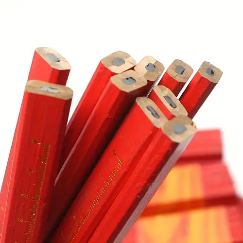 Red Pencil Woodworking Pine Wood Pencil Woodworking - Temu