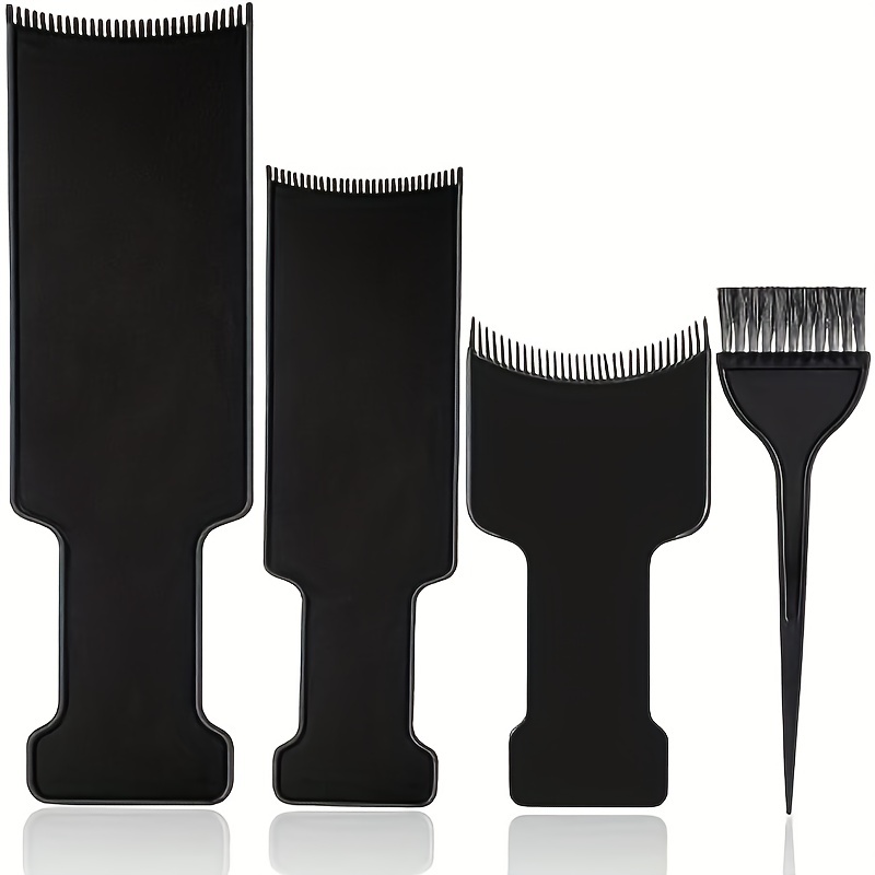 

4pcs Professional Hair Dye Board Set, Salon Barber Hair Dye Highlighting Boards, Convenient And Portable Hairdressing Tools, Suitable For Professional Hairdressing And Salon Use