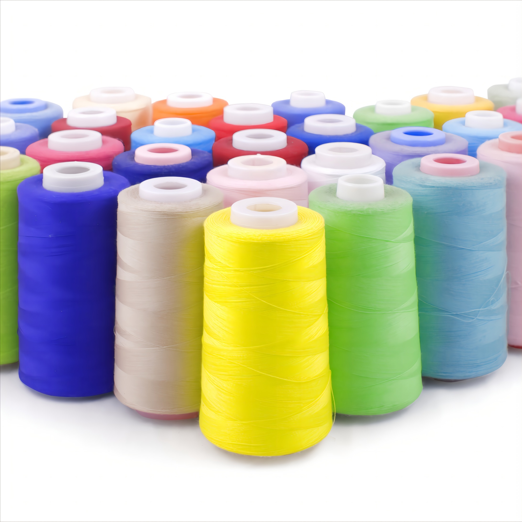 3000 Yards Rainbow Sewing Thread 402/s Threads For - Temu