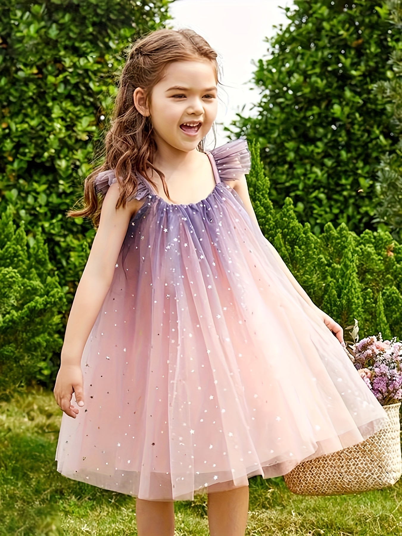 Sequin top clearance tulle bottom dress