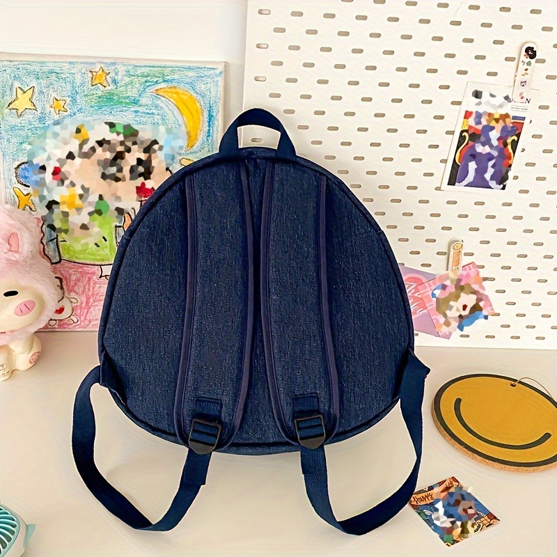 Small on sale denim backpack