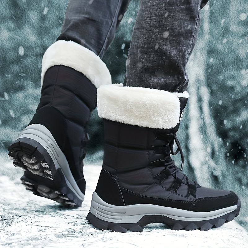 Doposci, scarpe invernali in caldo cotone ispessito, morbidi stivali da neve  casual da uomo e da donna – i migliori prodotti nel negozio online Joom Geek