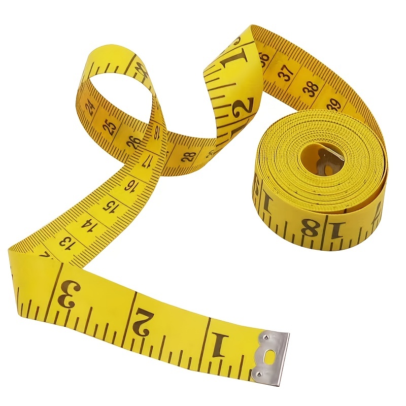 3 cintas métricas de 60 pulgadas/59.1 in, cinta métrica de tela suave,  pérdida de peso, medición corporal médica, regla de vinilo para costura