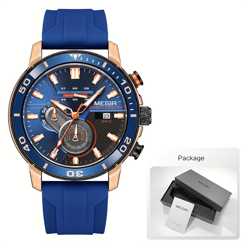 Relojes Deportivos De Lujo Para Hombre, Reloj De Marca De Diseñador, Esfera  Esquelética, Relojes De Pulsera De Cuarzo De 43 Mm, Correa De Silicona De  Moda Para Hombre, Multicolor Mili206n De 17,28 €