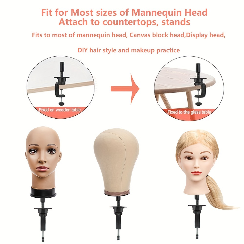 Cosmetology Manikin Head Wig Holder Clamp