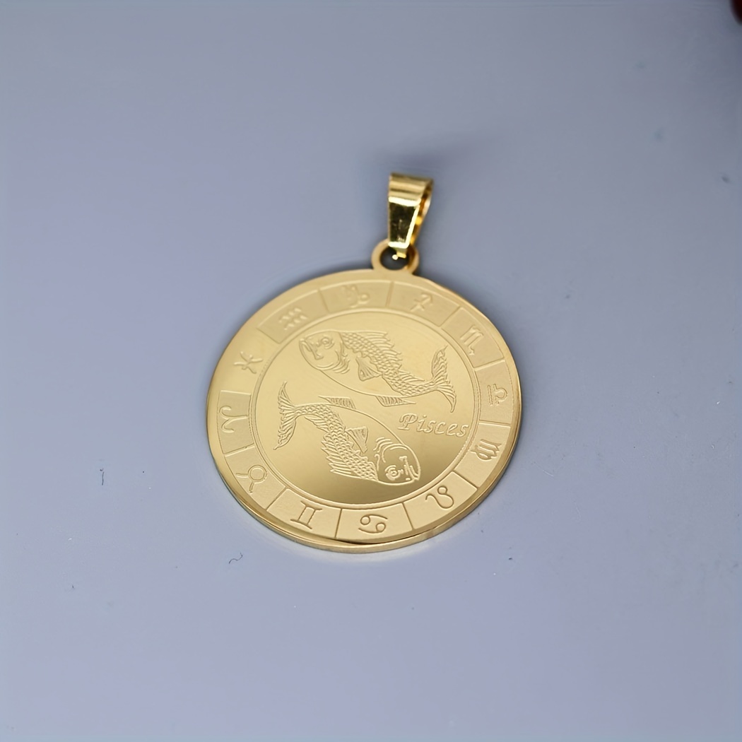 Zodiac Fish Symbol Charm for Jewelry Making
