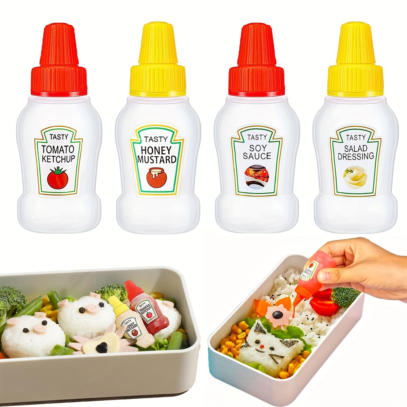  Mini Squeeze Bottles For Sauces,25ml Condiment Squeeze