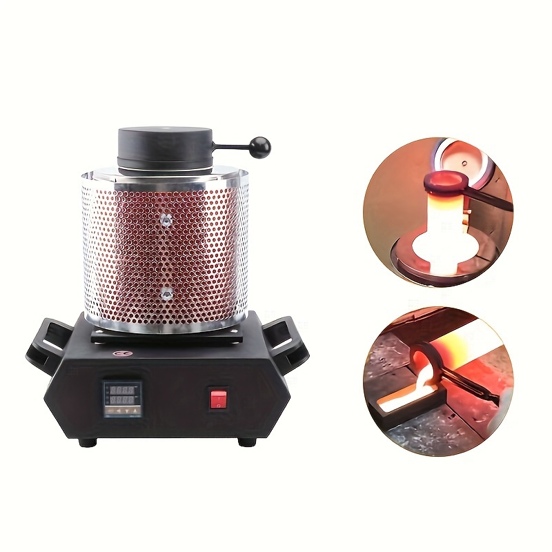 3KG Gold-Melting Furnace, 2100°F [Digital Electric][Smelting Kit][Fast  Melting] Melting Furnace For Melting Waste, Gold, Silver, Copper, Aluminum  Blac