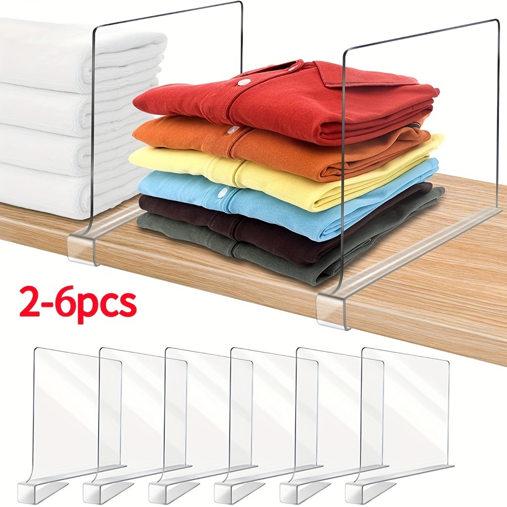 Moocorvic Wire Shelf Dividers for Closet Organization,Bathroom