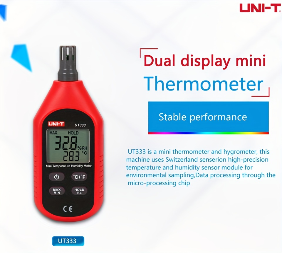 Medidor Temperatura y Humedad Higrometro UT333 UNIT