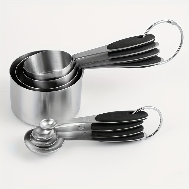 Stainless Steel Measuring Spoon Set - Perfect For Accurate Baking &  Cooking! - Temu