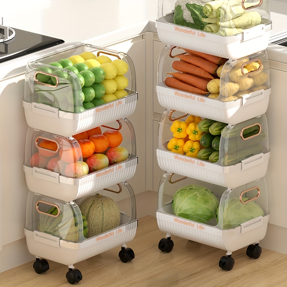 Plastic Stroller Storage Rack Floor/Wall Mountable Shelf