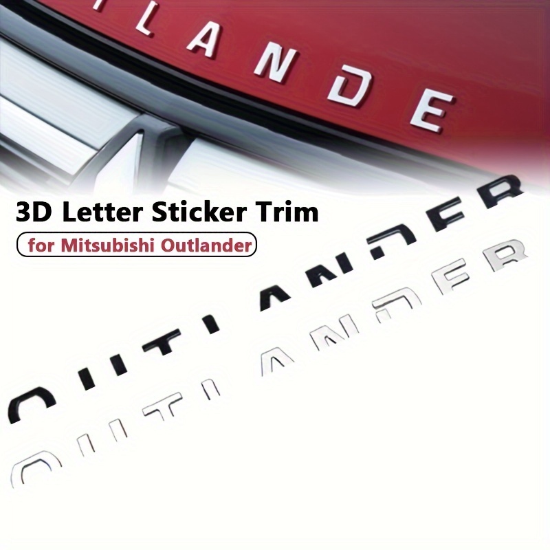 3D DIY Metallic Alphabet Auto Aufkleber Auto Emblem Brief Abzeichen  Aufkleber - Q (silber)